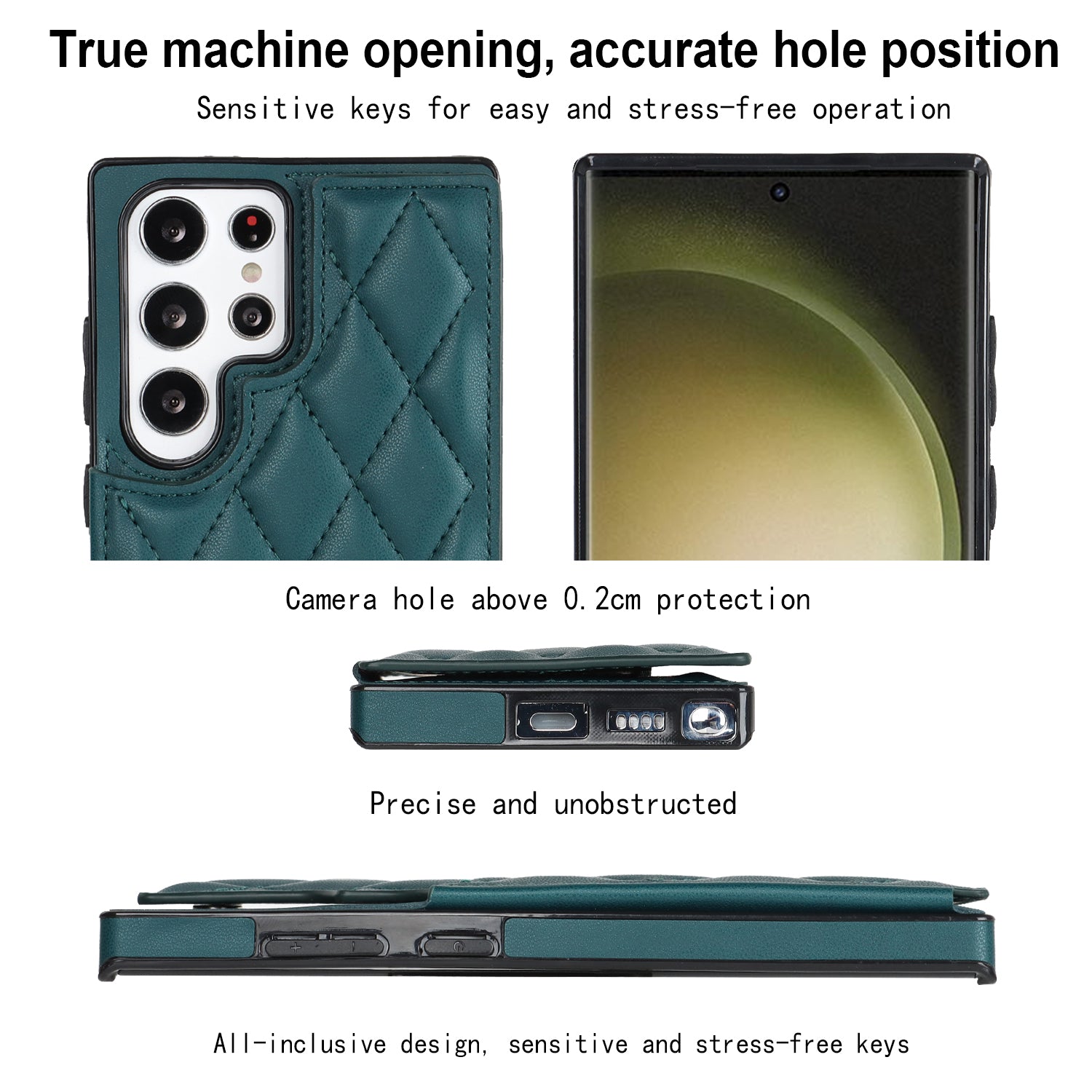 PU Leather TPU Mobile Case for Samsung Galaxy S23 Ultra Magnetic Button Kickstand Card Holder Phone Cover PU Leather TPU Mobile Case for Samsung Galaxy S23 Ultra Magnetic Button Kickstand Card Holder Phone Cover